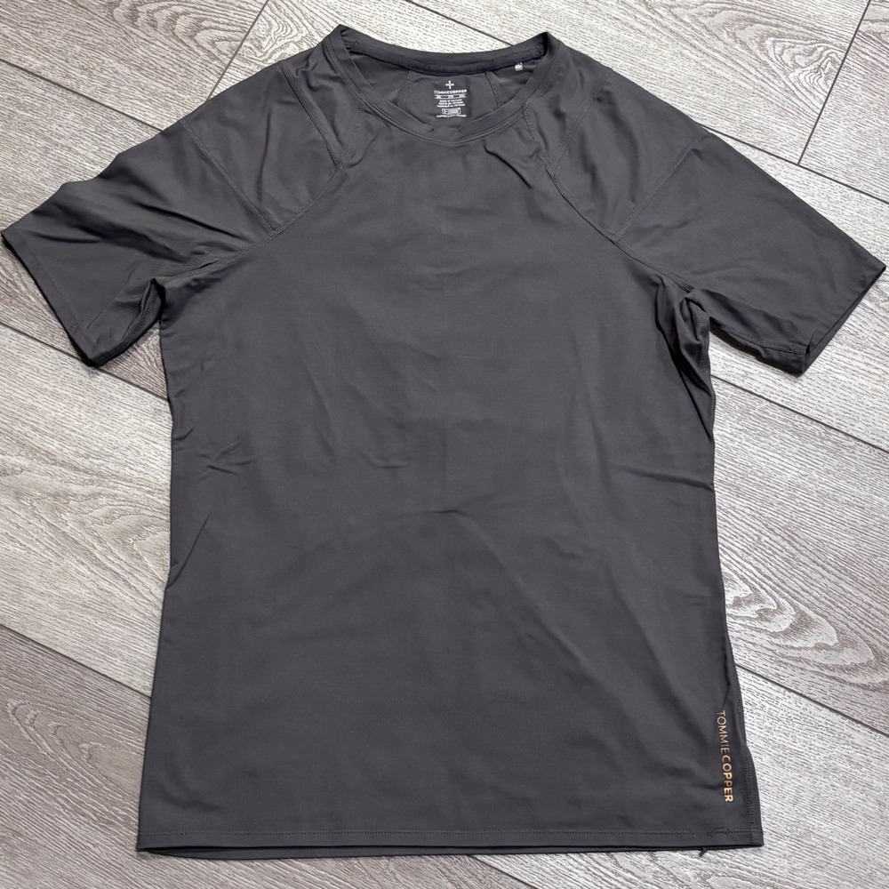 Tommie Copper Compression Shirt Mens 2XL Gray Short Sleeve Copper Znergy Tee
